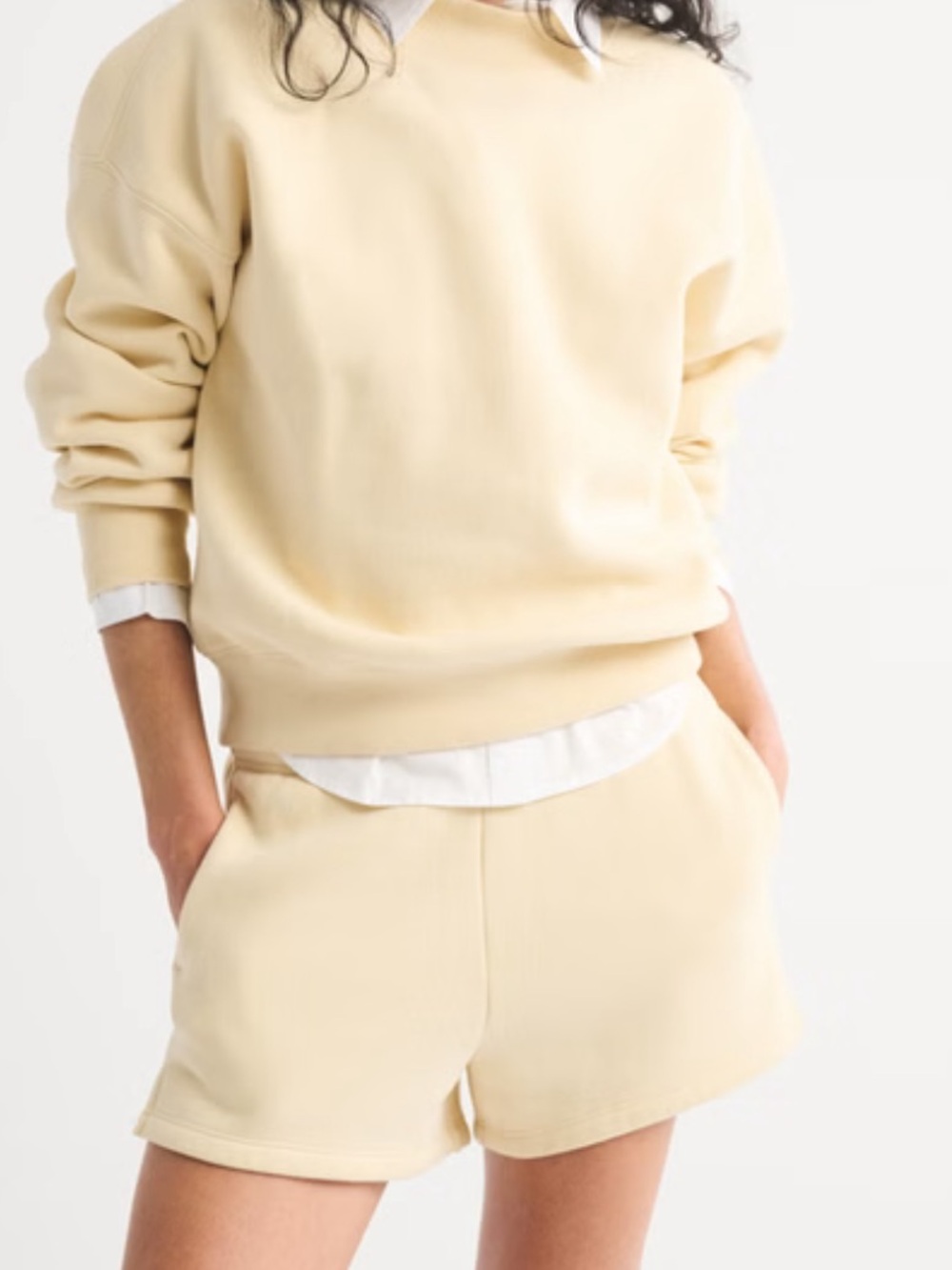 Abercrombie & Fitch High Rise Lounge Shorts - Picture 2 of 10